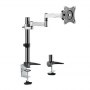 Logilink | Desk Mount | Tilt, swivel, level adjustment | 13-27 "" | Maximum weight (capacity) 8 kg - 2